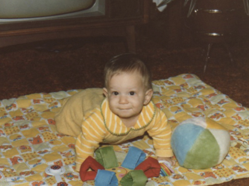 Photo of me as a baby.